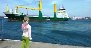 Μικρή κάνει πως κορνάρει σε πλοίο αλλά δεν περίμενε αυτό που ακολούθησε