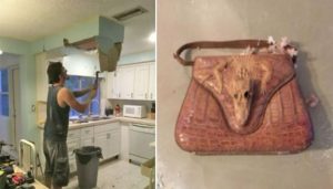 Έκανε Ανακαίνιση στο Σπίτι του, όταν Βρήκε μία Τσάντα μέσα στον Τοίχο. Μόλις την Άνοιξε, δεν Πίστευε στα Μάτια του!