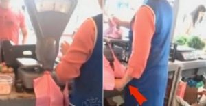 Μια γυναίκα βρήκε έναν πολύ έξυπνο τρόπο για να κλέβει τους πελάτες στο ζύγισμα. Παντού υπάρχουν απατεώνες που μας κλέβουν μπροστά στα μάτια μας.