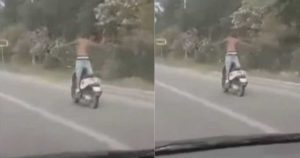 Ο Ντι Κάπριο των φτωχών ζει τον Τιτανικό με το παπί του σε Εθνική Οδό στην Κρήτη