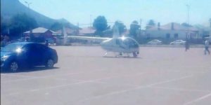 Αστυνομικός πήγε με ελικόπτερο να αγοράσει κοτόπουλο