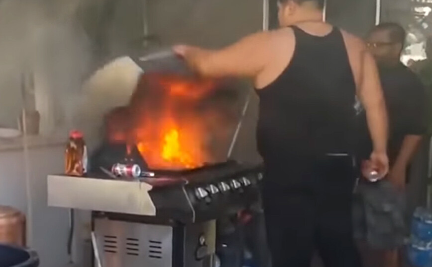 Όταν το μπάρμπεκιου πάει στραβά…