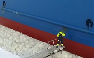 Μια εικόνα που θα συναντήσεις μάλλον μόνο στην Ανταρκτική
