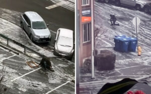 Όταν η γειτονιά σου έχει γίνει κυριολεκτικά παγοδρόμιο