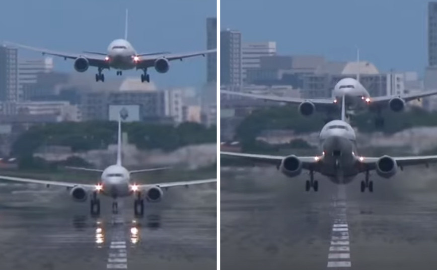 Το μοναδικό timing μιας προσγείωσης και μιας απογείωσης