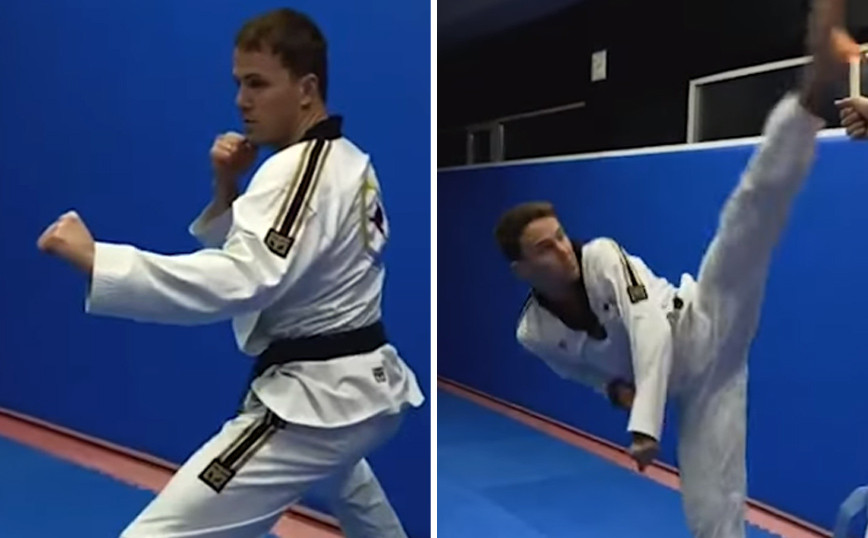 Εξπέρ στο Taekwondo σβήνει μέχρι και φλόγες κεριών