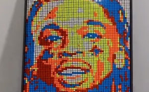 Ένας ιδιαίτερος πίνακας φτιαγμένος από κύβους του Ρούμπικ