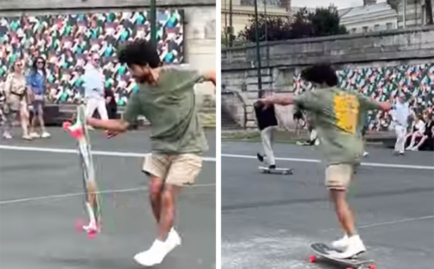 Παίζοντας το skate στα δάχτυλα