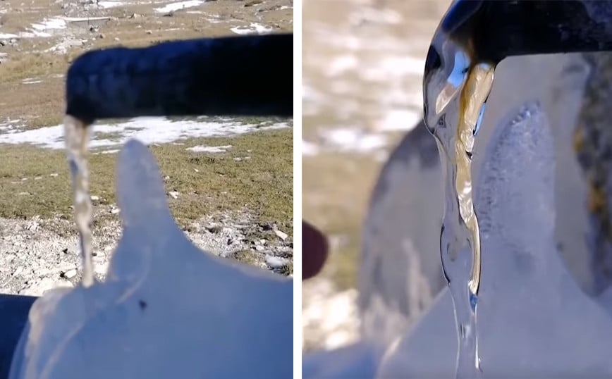 Μια εντυπωσιακή οφθαλμαπάτη με τρεχούμενο νερό