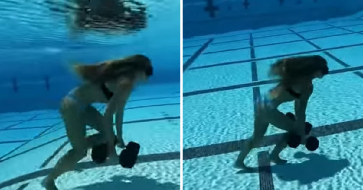 Περπατώντας στον πυθμένα μιας γεμάτης πισίνας απ’ άκρη σ’ άκρη