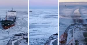 Παγοθραυστικό εν δράσει σε επιχείρηση διάσωσης